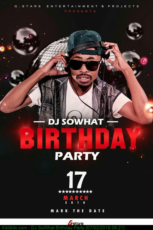 DJ SoWhat Birthday Party Pic